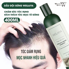 Bộ Dầu Gội - Xả Gừng Weilaiya (Tóc Dầu, Bết) + Tặng mini gội xả
