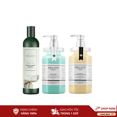 Trọn Bộ Chăm Tóc Tóc Weilaiya Dành Cho Da Đầu Dầu, Bết, Lão Hóa Da Đầu - Combo Tăng Cường