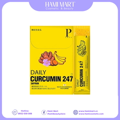 Thạch Nghệ Vị Chuối Daly Curcumin 247 Saffon - Hộp 7 gói