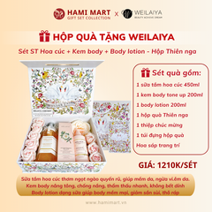 [Hộp Thiên nga] Sét Quà Bodycare VIP (Sữa tắm Hoa cúc + Kem body + Body lotion)