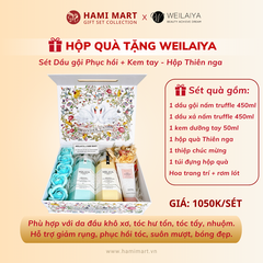 [Hộp Thiên nga] Sét Gội Xả Phục hồi Nấm Truffle Weilaiya + Kem Tay