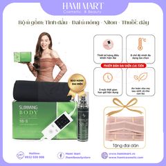 Bộ Ủ Nóng Tan Mỡ Bụng Slimming Body SB2 bản cải tiến + Tặng Đai Dán - Bảo hành đai 6 tháng