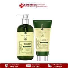Bộ Dầu Gội Xả Gừng Hỗ Trợ Mọc Tóc Detox Da Đầu 420ml + 200ml