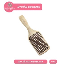 Lược Gỗ sồi chống rối tóc, massage da đầu Weilaiya