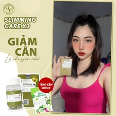 Viên Uống Giảm Cân Thảo Mộc X3 Slimming Số 1+ Tặng Detox Rau Xanh