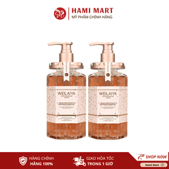 Combo 2 Chai Sữa Tắm Hoa Hồng Damask Weilaiya 450ml*2