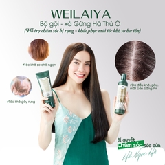 Dầu Gội Gừng Thuốc Bắc Weilaiya Hair Strength Shampoo - Dành Cho Tóc Khô Và Tóc Thường