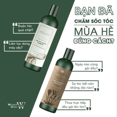 Bộ Dầu Gội Xả Gừng Hà Thủ Ô Weilaiya 450ml + 250ml (Phù hợp Tóc Khô, Thường)