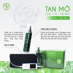 Bộ Ủ Nóng Tan Mỡ Bụng Slimming Body SB2 bản cải tiến + Tặng Đai Dán - Bảo hành đai 6 tháng