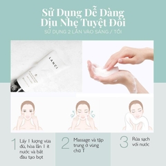 Sữa Rửa Mặt Dịu Nhẹ LANCI Re-balancing White Cleasing Foam 100ml