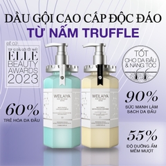 Bộ Gội Xả Phục Hồi Nấm Truffle Weilaiya +Tặng Lược Tắm Gội 2in1