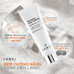 Kem Chống Nắng Dưỡng Ẩm LANCI Natural SunCream 50ml