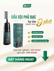 Dầu Gội Phủ Bạc LACO Black Hair 200ml