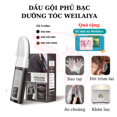 Dầu Gội Phủ Bạc Dưỡng Tóc Weilaiya 100ML 3 Màu