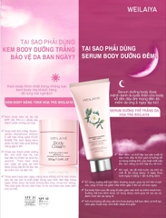 Dưỡng Thể Trắng Da Hoa Trà Camellia Weilaiya Body Lotion 200ml