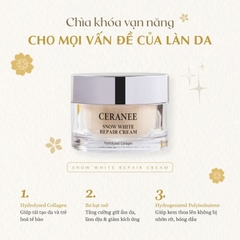 Kem Dưỡng Phục Hồi Da Ceranee Snow White Repair Cream 50g