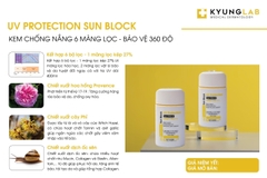 Kem chống nắng 6 màng lọc UV Protection Sun Block Kyunglab SPF50+ PA++++ bảo vệ da tối đa