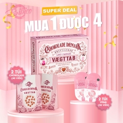 Kẹo Socola Giảm Cân Chokolade Danmark Vaegttab Đan Mạch - Hộp 40 Viên