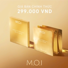 Mặt Nạ Gạo Hydrogel Vàng Phiên Bản Cao Cấp M.O.I