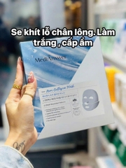 [Hộp 5 Miếng - Xanh] Mặt Nạ Thạch Pure Collagen MediAnswer - Giảm bã nhờn, se khít lcl