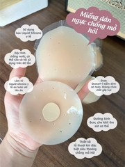 Miếng Dán Ngực Nâng Ngực Silicone Nhiệt Tự Thân Davichi Ôm Khít - Hộp 2 Cặp