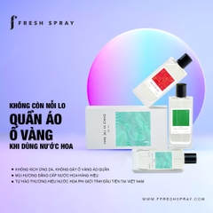 Set Nước Hoa 3 Chai Xịt Thơm Quần Áo F Fresh Spray - Phiên Bản Premium Limited