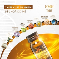 Nước Uống Trẻ Hóa Da NMN+ Arg Liquid 12000 (Hộp 10 lọ x 30ml)
