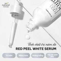 Serum Trắng Da Mờ Nám Redpeel White Tingel Serum So Natural 30ml