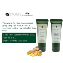 Set Mini Dầu Gội Xả Gừng, Gừng Hà Thủ Ô (20ml*2)