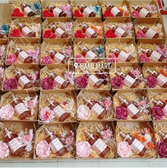 [Hộp Giấy] Sét Quà Tặng Sữa Tắm Cánh Hoa Hồng Damask Weilaiya