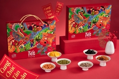 Hộp Qùa Tết Xuân Giáp Thìn 2024 Nhà Mứt - Sét Quà Tết Lộc Phát  1