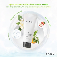Sữa Rửa Mặt Dịu Nhẹ LANCI Re-balancing White Cleasing Foam 100ml
