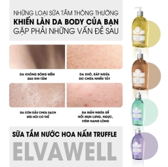 [Nâu] Sữa Tắm Nước Hoa Gel Thạch ELVAWELL - Miss Wonder 500ml
