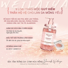 Combo Bộ Sản Phẩm Sữa Tắm + Gội Xả Phục Hồi + Dầu Hấp Tóc Weilaiya (4 SP)