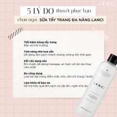 Sữa Tẩy Trang Nhũ Hóa Sẵn LANCI Daily Natural Cleansing Milk 300ml