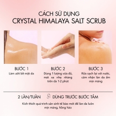 Tẩy Tế Bào Chết Body Muối Hồng Himalaya Salt Body Scrub Crystal 150G