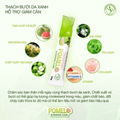 Thạch Bưởi Giảm Cân Pomelo Slimming Care Hộp 15 Gói + Tặng Kèm Detox Rau Xanh