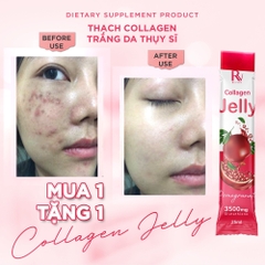 Thạch Trắng Da Collagen Jelly Thụy Sỹ - Hộp 7 Gói