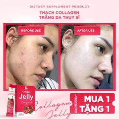 Thạch Trắng Da Collagen Jelly Thụy Sỹ - Hộp 7 Gói