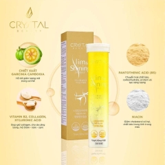 Viên Uống Giảm Cân Crystal Slim & Shining Tablets - Hộp 18 Viên