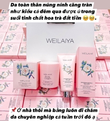 Combo Dưỡng Trắng Da Hoa Trà Camellia Collection (Sữa Tắm + Kem body + Serum body)