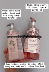 Combo Sữa Tắm Trắng Da Hoa Hồng + Sữa Tắm Trắng Da Hoa Trà Weilaiya (Tặng mini sữa tắm + mini gx phục hồi)