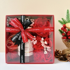 [Hộp Đỏ-STHH] Hộp Quà Sữa Tắm Hoa Hồng Damask Weilaiya 450ml