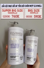 [C1-Tím] Dầu Xả Phục Hồi Hư Tổn Siêu Suôn Mượt Elvawell