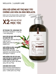[Hộp Nâu] Sét Quà Gội Xả Gừng Luxury Nâu Chống Lão Hóa X2 Mọc Tóc
