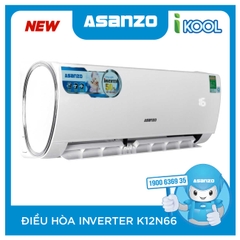 Điều hòa Asanzo 12000BTU 1 chiều Inverter K12N66
