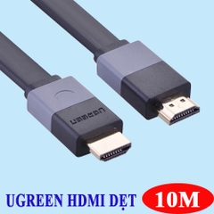 Dây cáp UGREEN HDMI dẹt dài 10 mét