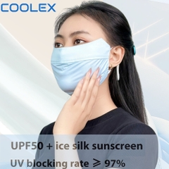 Khẩu trang chống UV Coolex UPF50+ CL24886 form rộng che chắn toàn diện