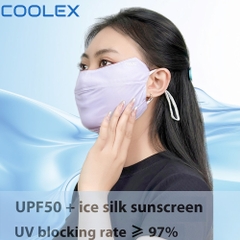 Khẩu trang chống UV Coolex UPF50+ CL24886 form rộng che chắn toàn diện