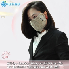 Khẩu trang Nữ lọc khí hại PM2.5, Chống UV, Giữ ẩm da CooleXpure CLB24099-60